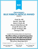 Blue Ribbon Research Article Award Winner